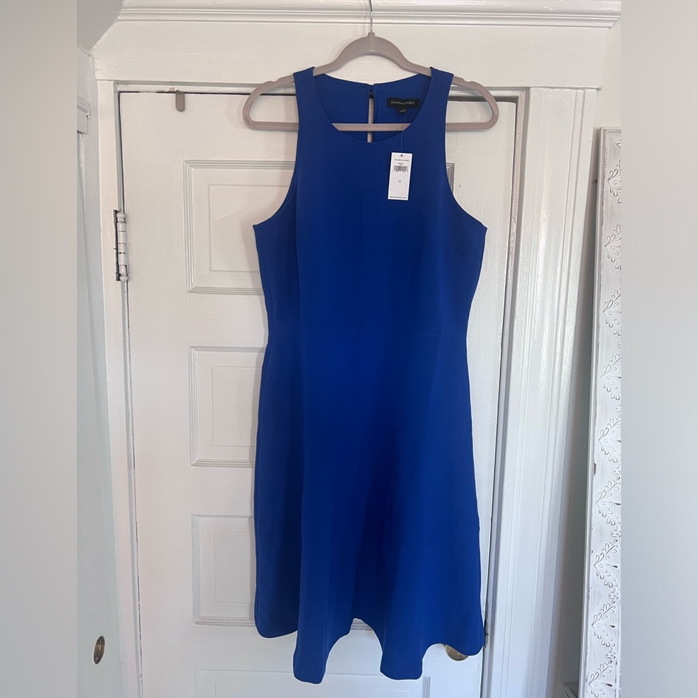 Banana republic blue A-Line dress